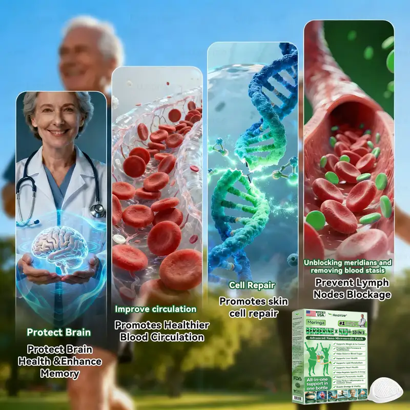 🇺🇸 𝐎𝐟𝐟𝐢𝐜𝐢𝐚𝐥 𝐔𝐒 𝐒𝐭𝐨𝐫𝐞 | 🧑‍⚕️🩺 𝐇𝐞𝐚𝐥𝐫𝐢𝐳𝐞® Moringa · Berberine × NAD+ 𝟏𝟎-𝐢𝐧-𝟏 𝐀𝐝𝐯𝐚𝐧𝐜𝐞𝐝 𝐍𝐚𝐧𝐨 𝐌𝐢𝐜𝐫𝐨𝐧𝐞𝐞𝐝𝐥𝐞 𝐏𝐚𝐭𝐜𝐡 — 𝐎𝐧𝐜𝐞 𝐃𝐚𝐢𝐥𝐲, 𝐕𝐢𝐬𝐢𝐛𝐥𝐞 𝐑𝐞𝐬𝐮𝐥𝐭𝐬 𝐢𝐧 𝟕 𝐃𝐚𝐲𝐬